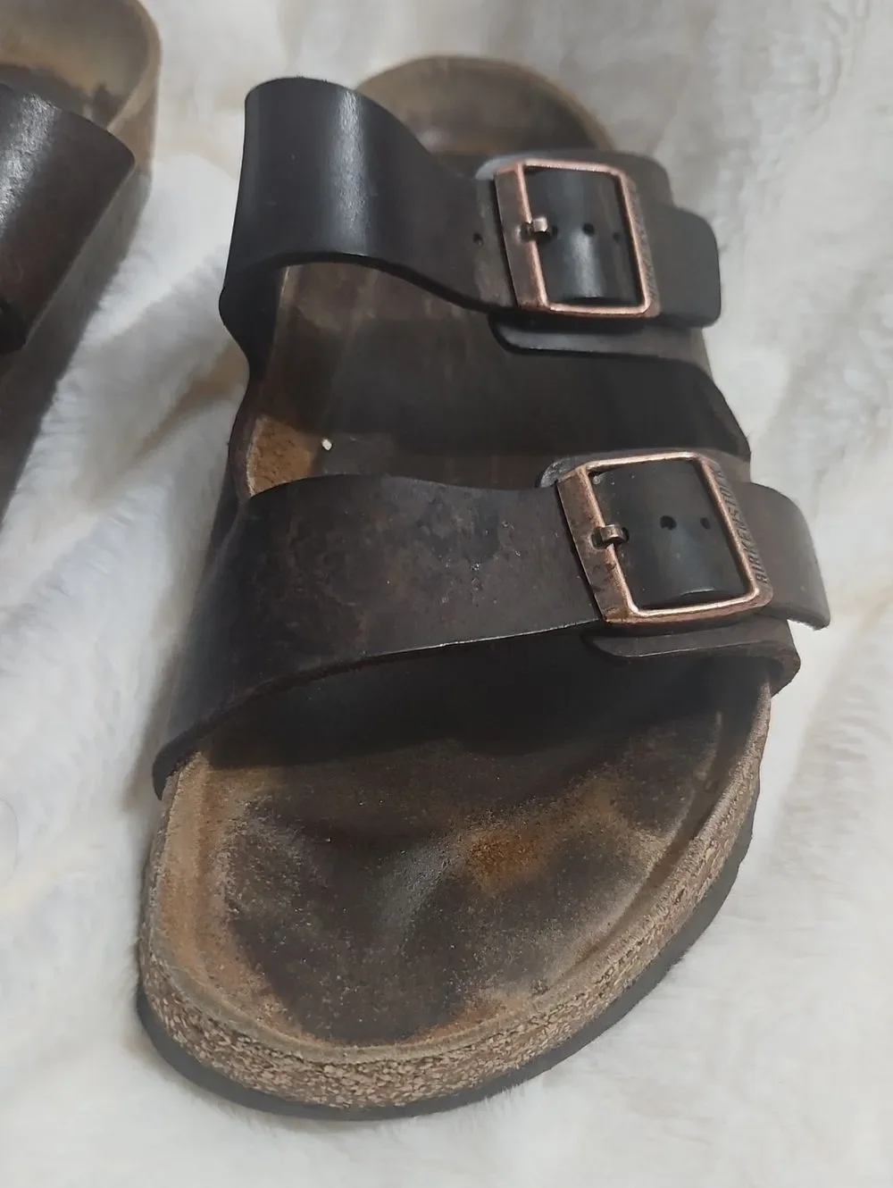 Birkenstock Arizona Oiled Leather Sandals Brown Men's EU 46 US 12 Regular Fit